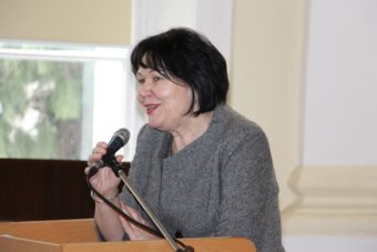 Ректор професор Надія Скотна вітає учасників ІІ Міжнародного науково-практичного семінару