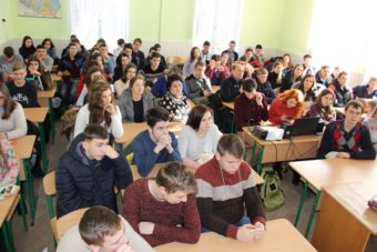Учасники конференції - учні ЗСШ міста Дрогобич