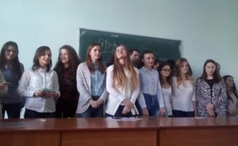 Виступ студентів інституту іноземних мов