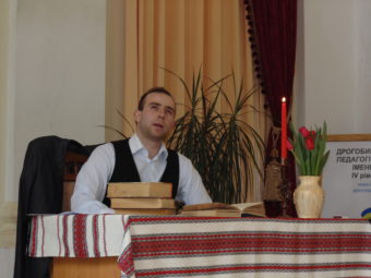 У ролі Кобзаря – студент групи ПП-32Б Андрій Грабинський