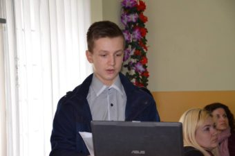 Переможець конкурсу – Віталій Кіндратів, учень Дрогобицького педагогічного ліцею