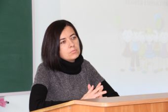 Виступ професора Олени Невмержицької