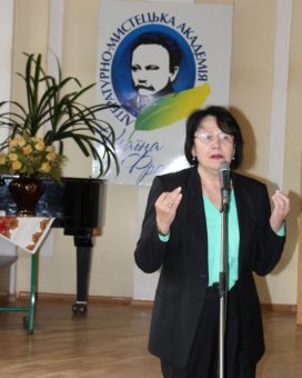 Учасників конкурсу вітає ректор університету професор Надія Скотна