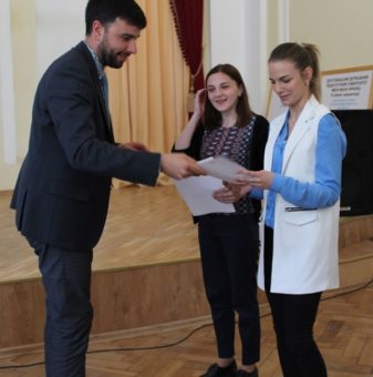 Вручення сертифiкатiв про навчання за програмою Еразмус