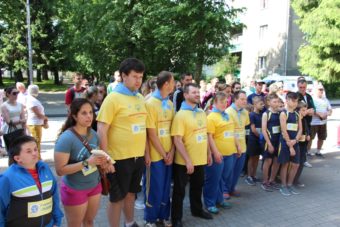 Учасники благодійного пробігу