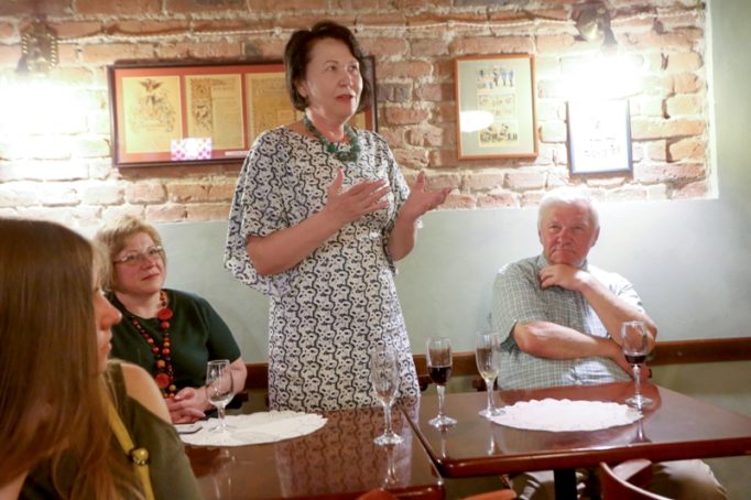 Виступ ректора університету професор Надії Скотної