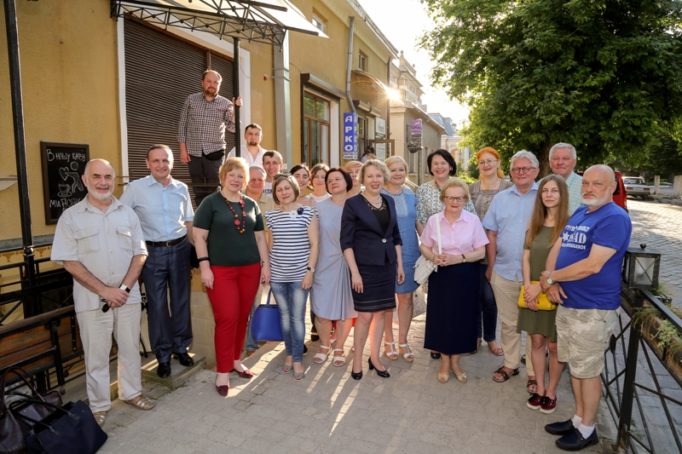 Ґжеґож Ґауден з учасниками творчої зустрічі