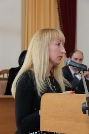 Виступ провідного спеціаліста відділу аспірантури, докторантури та наукової роботи Лесі Перхун