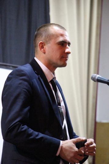 Вітальне слово випускника історичного факультету доцента Богдана Лазорака