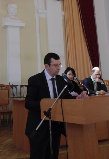 Про підсумки прийому 2017 року звітує відповідальний секретар приймальної комісії доцент Віталій Філь