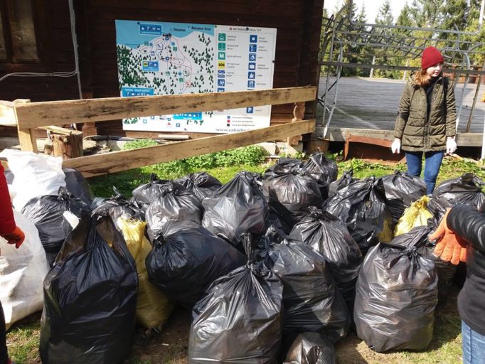Зібране учасниками акції сміття