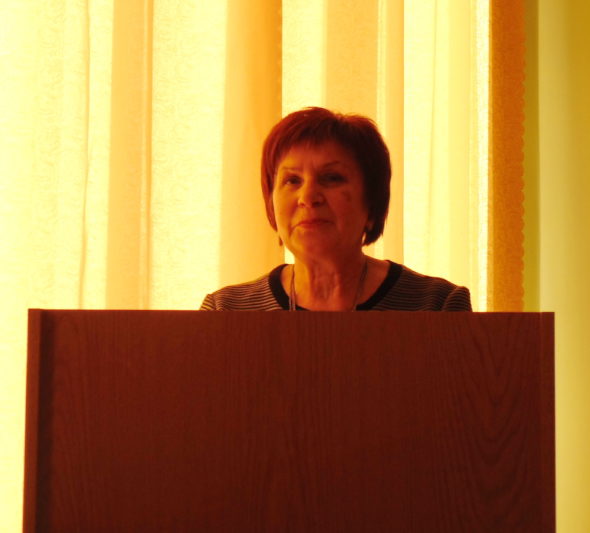 Учасників конференції представляє професор Марія Федурко