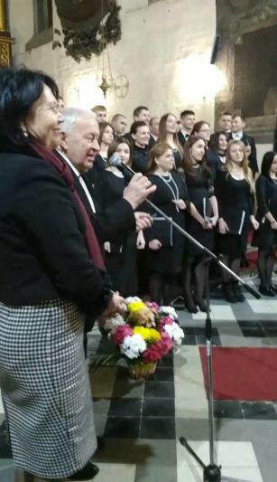 Вітальне слово виголошують ректор професор Надія Скотна та професор Степан Дацюк