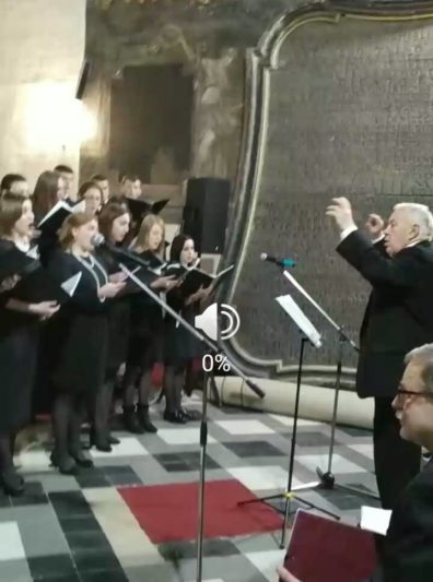 Виступ хорової капели «GAUDEAMUS» під керівництвом заслуженого працівника культури України, професора Степана Дацюка