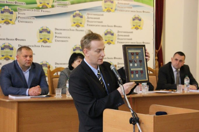 Виступ кандидата історичних наук Миколи Посівнича