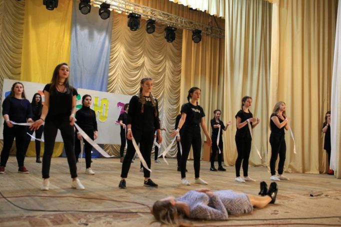 Виступ першокурсників соціально-гуманітарного факультету