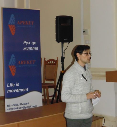 Громадський діяч, голова правління ГО «Арекет» Амет Бекіров