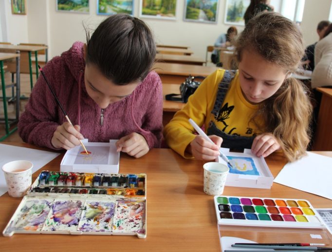 Майстер-клас для учнів із образотворчого мистецтва