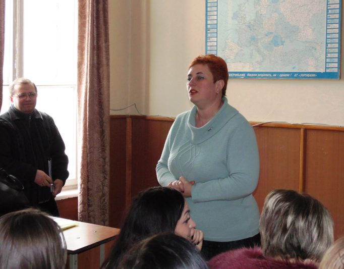 Вітальне слово заступника декана з навчальної роботи доцента Світлани Білої