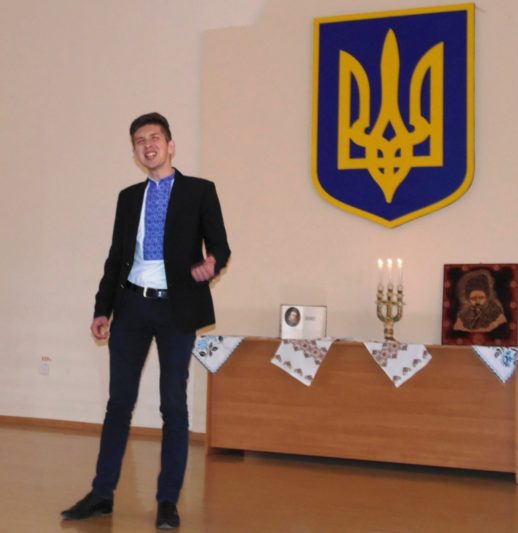 Переможець конкурсу студент історичного факультету Василь Хорканін