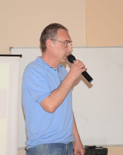 Виступ заступника директора ІФМЕІТ доцента Юрія Галя