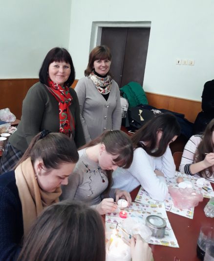 Організатори дійства- викладачі філологічного факультету Леся Баранська та Ірина Дмитрів.