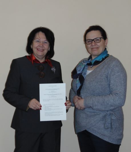 Професор Надія Скотна та доктор Віолетта Юнік