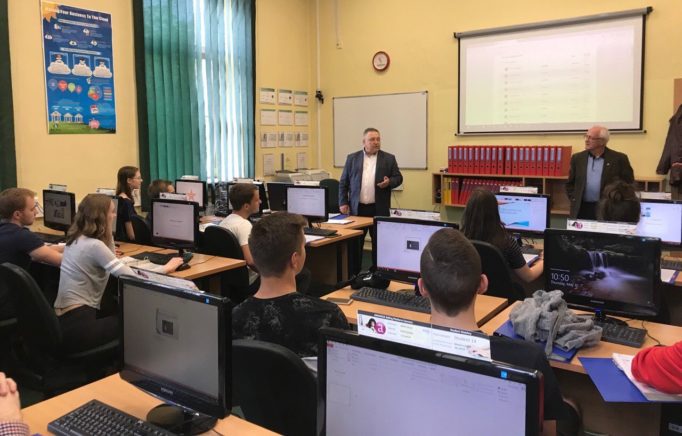 Лекція професора Миколи Лук’янченка для польських студентів