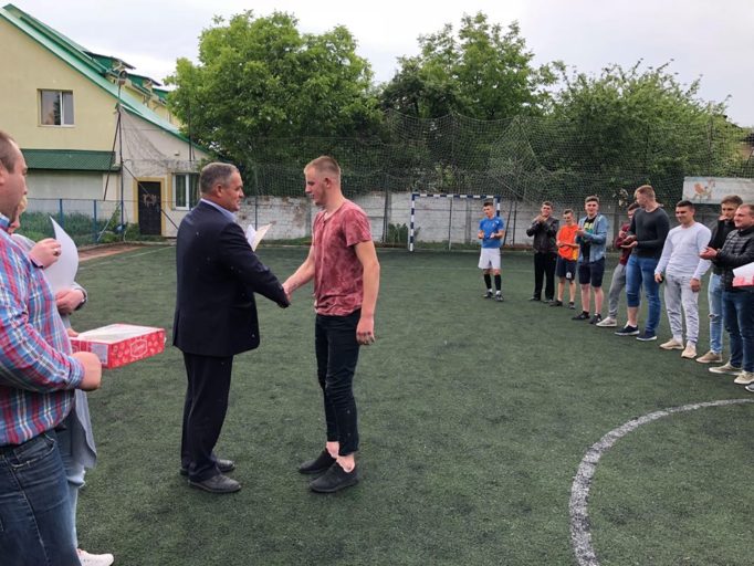 Нагородження команди біолого-природничого факультету