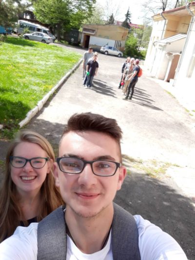 Студенти Дмитро Дужий та Натанi Джоус