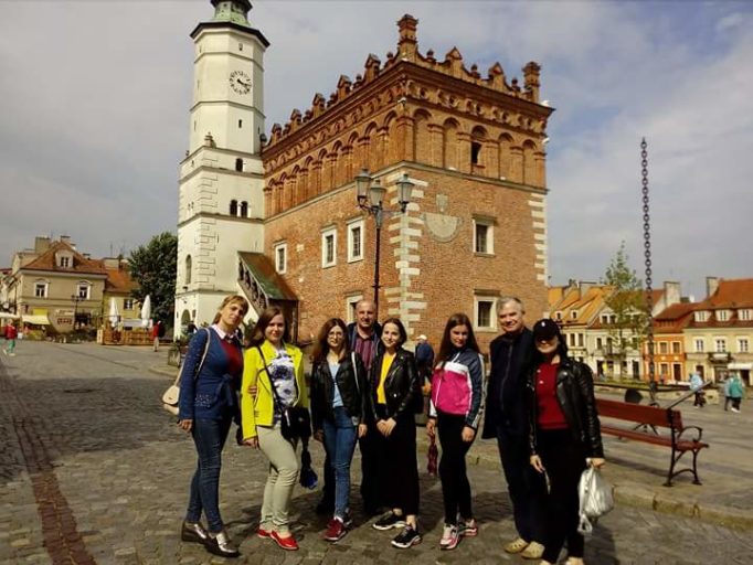 Студенти в Сандомирi (Польща)