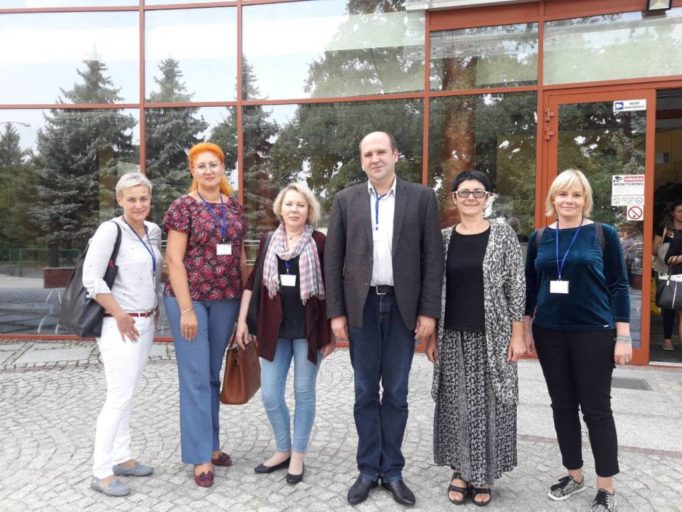 Дрогобичани разом з колегами Анною Янкіш-Зацни та Аґнєшкою Ґіштерович з Краківського економічного університету