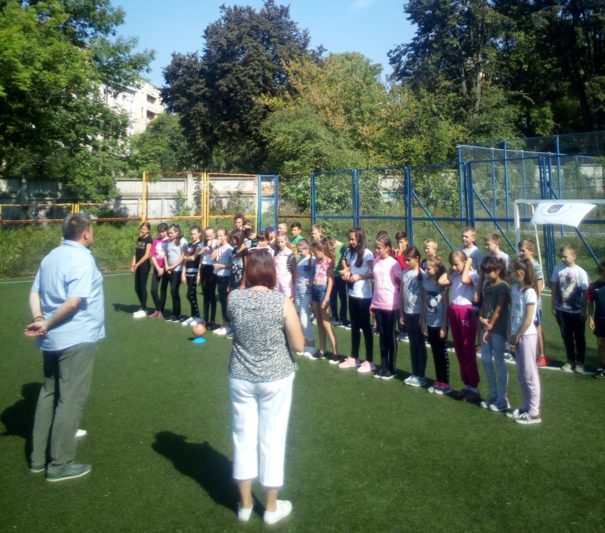 Олiмпiйський урок у ЗОШ №4