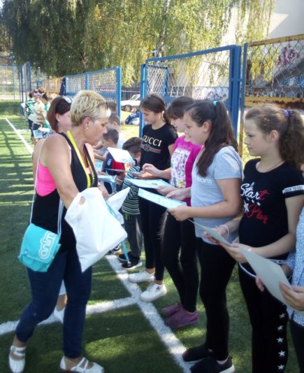 Вручення подарункiв вiд Львiвського вiддiлення НОК Украiни