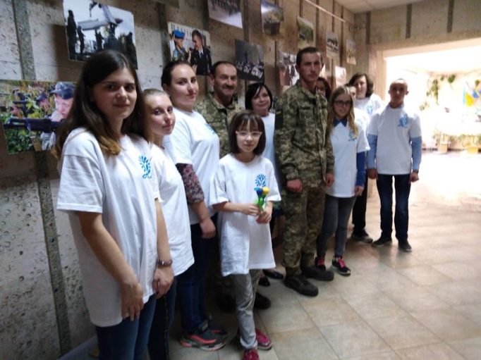 Вiтання вiйськових у госпiталi