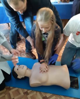 Проведення тренiнгу з учнями