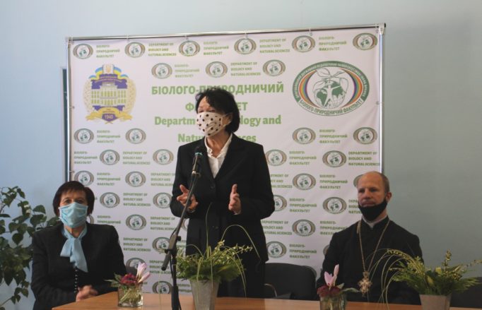 Вітальні слова ректора Надії Скотної для першокурсників біолого-природничого факультету